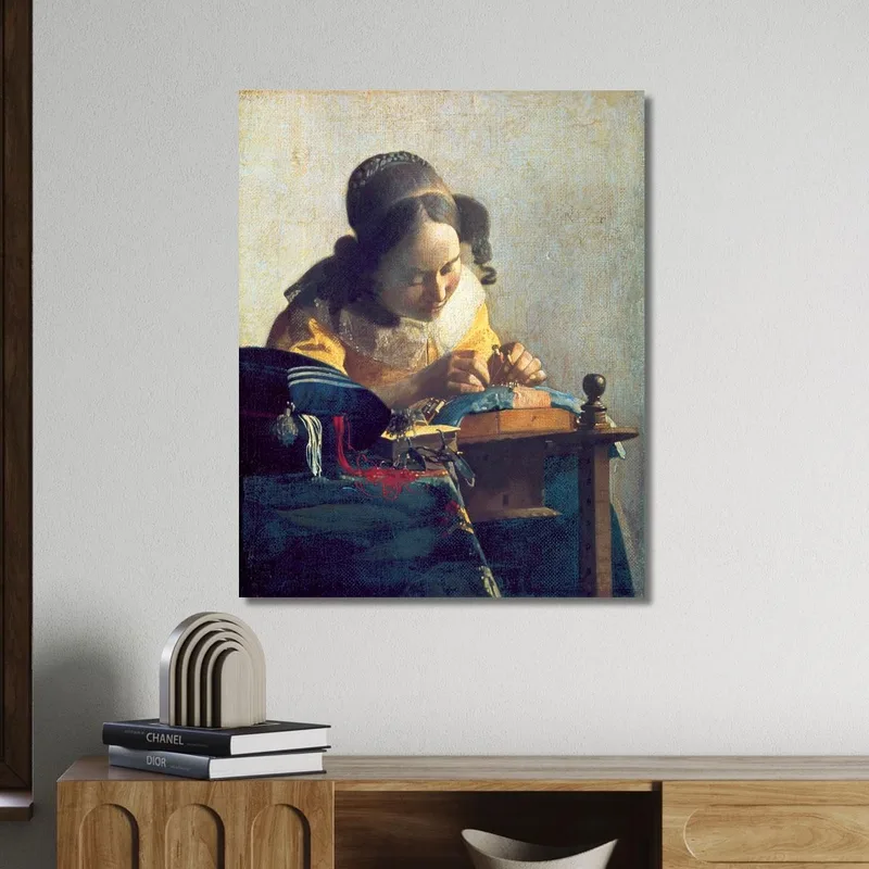 The Lacemaker Jan Vermeer
