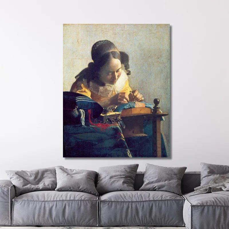The Lacemaker Jan Vermeer