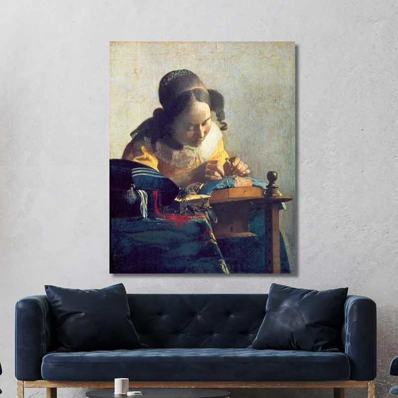 The Lacemaker Jan Vermeer