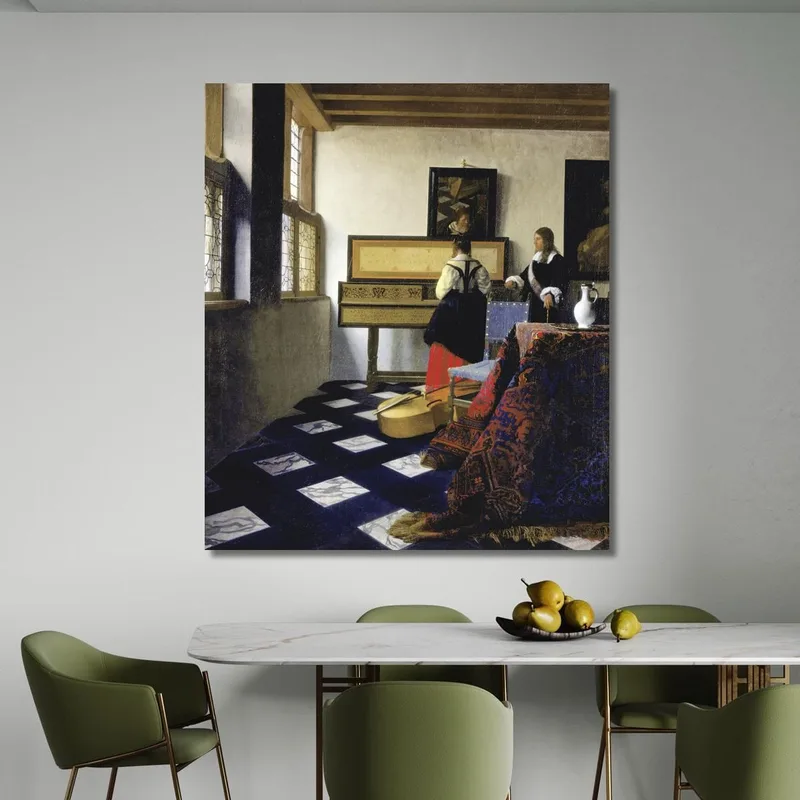 The Music Lesson Jan Vermeer