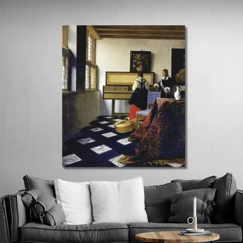 The Music Lesson Jan Vermeer