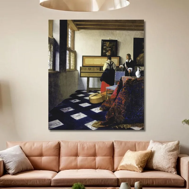 The Music Lesson Jan Vermeer