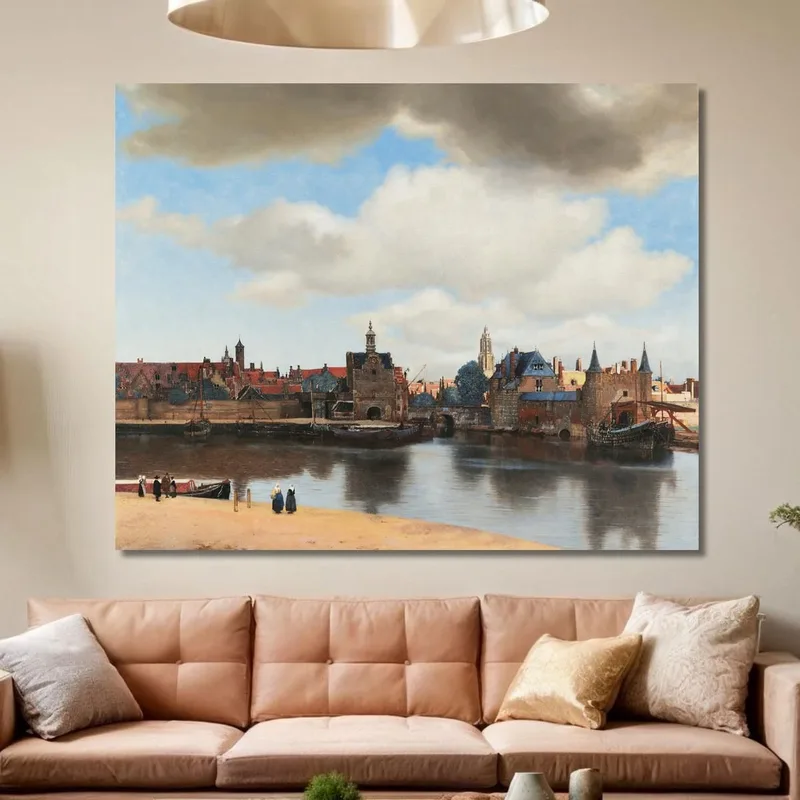 Ansicht Von Delft Jan Vermeer
