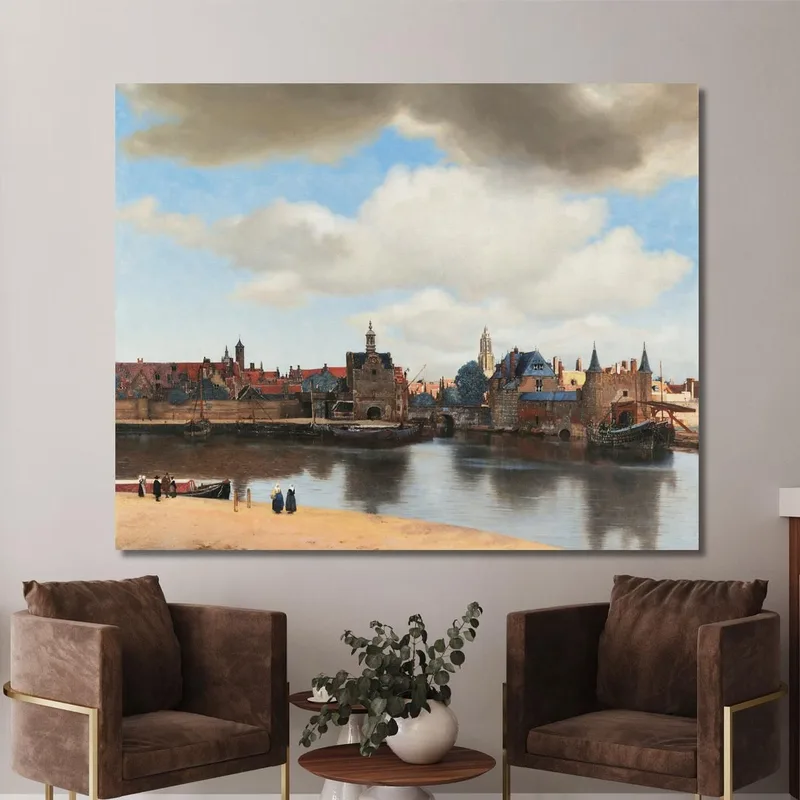 Ansicht Von Delft Jan Vermeer
