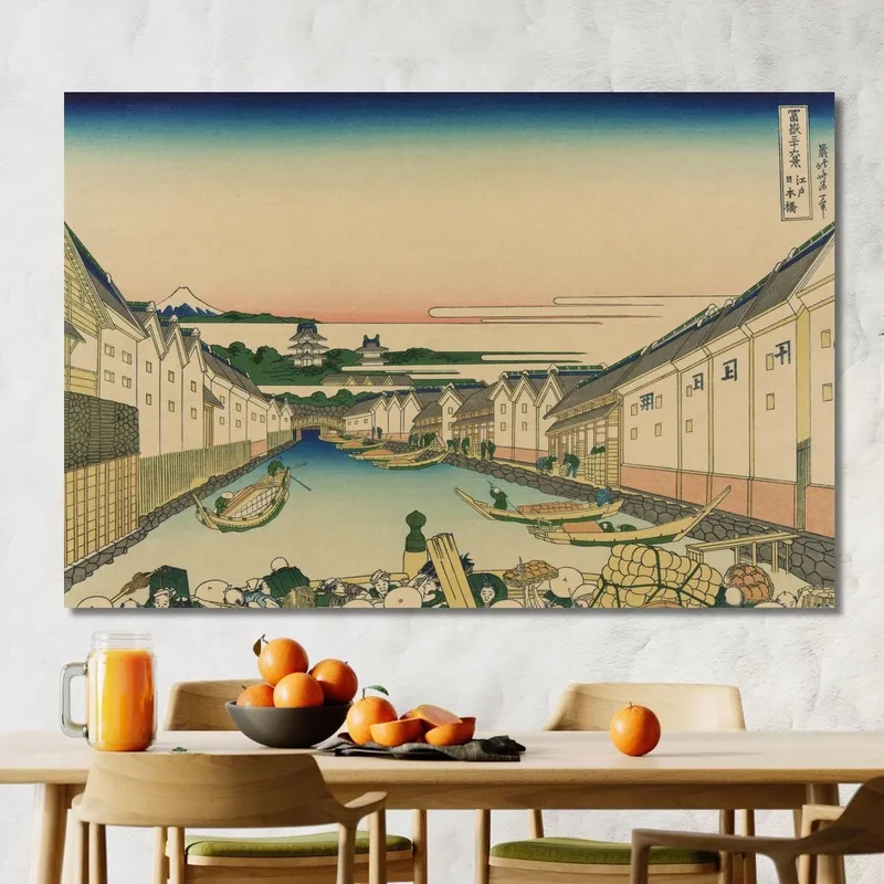 Edo Nihonbashi katsushika hokusai
