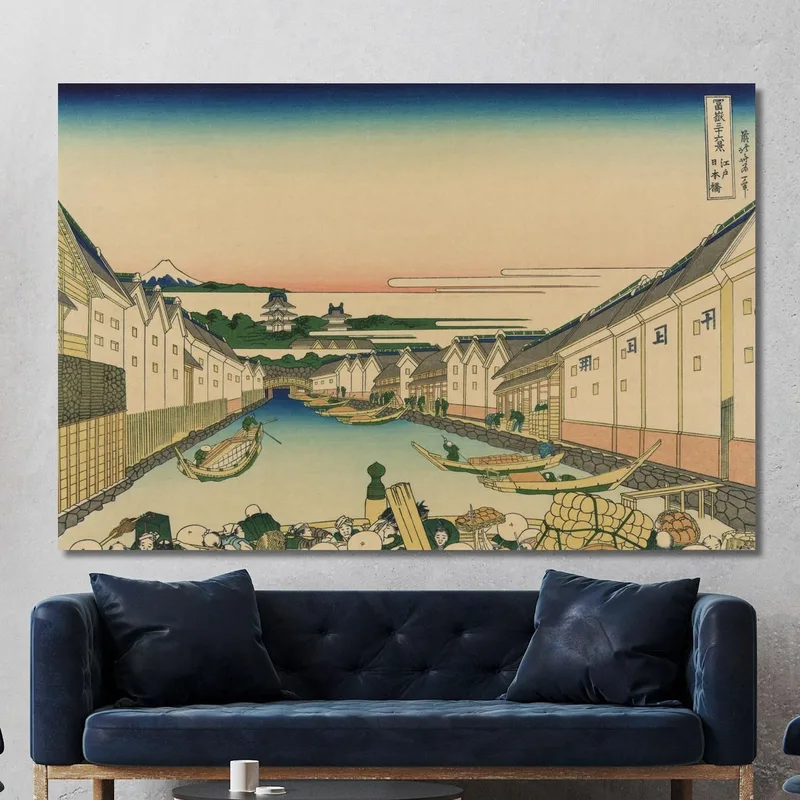 Edo Nihonbashi katsushika hokusai