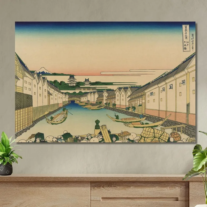 Edo Nihonbashi katsushika hokusai