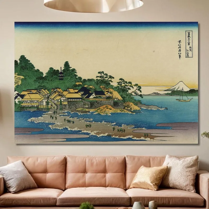 Enoshima Nella Provincia Di Sagami katsushika hokusai