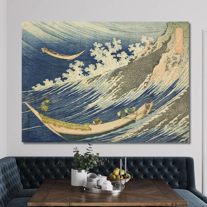 Fischerboote Bei Choshi In Shimosa katsushika hokusai