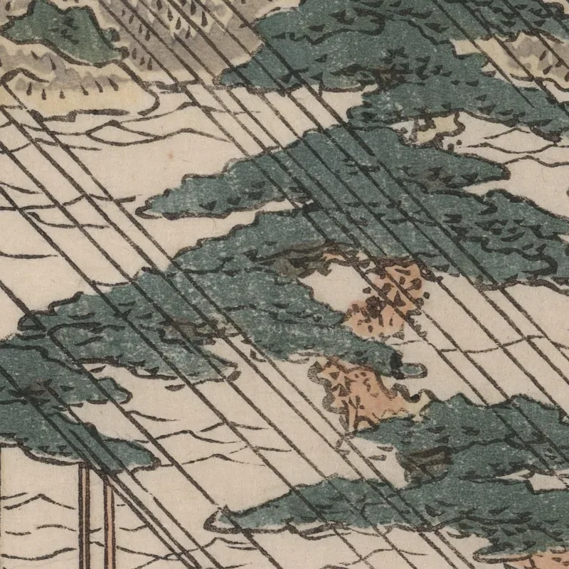 Karasaki No Yau katsushika hokusai