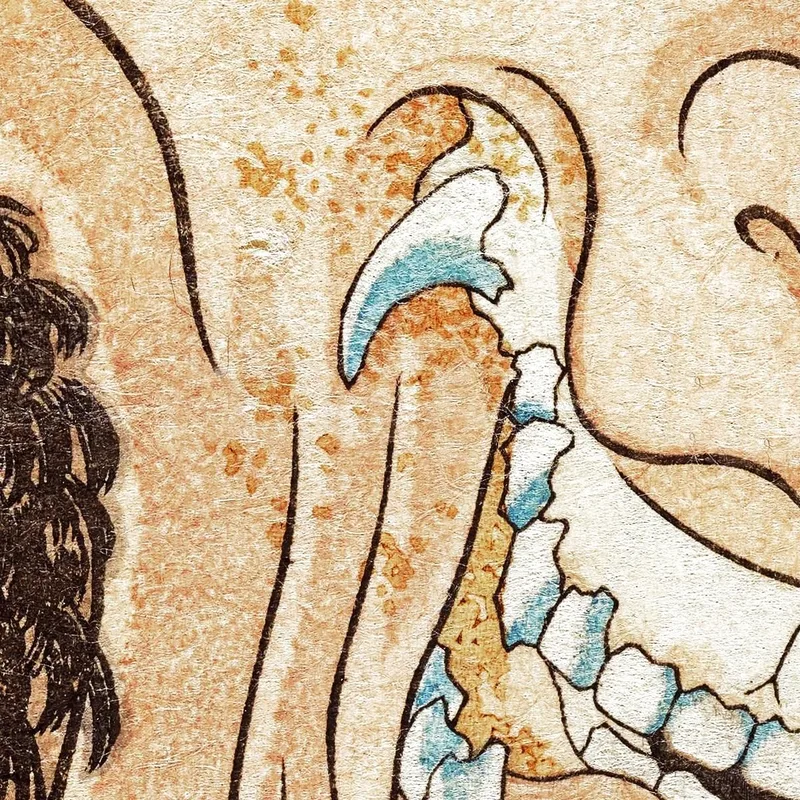 Laughing Demoness katsushika hokusai