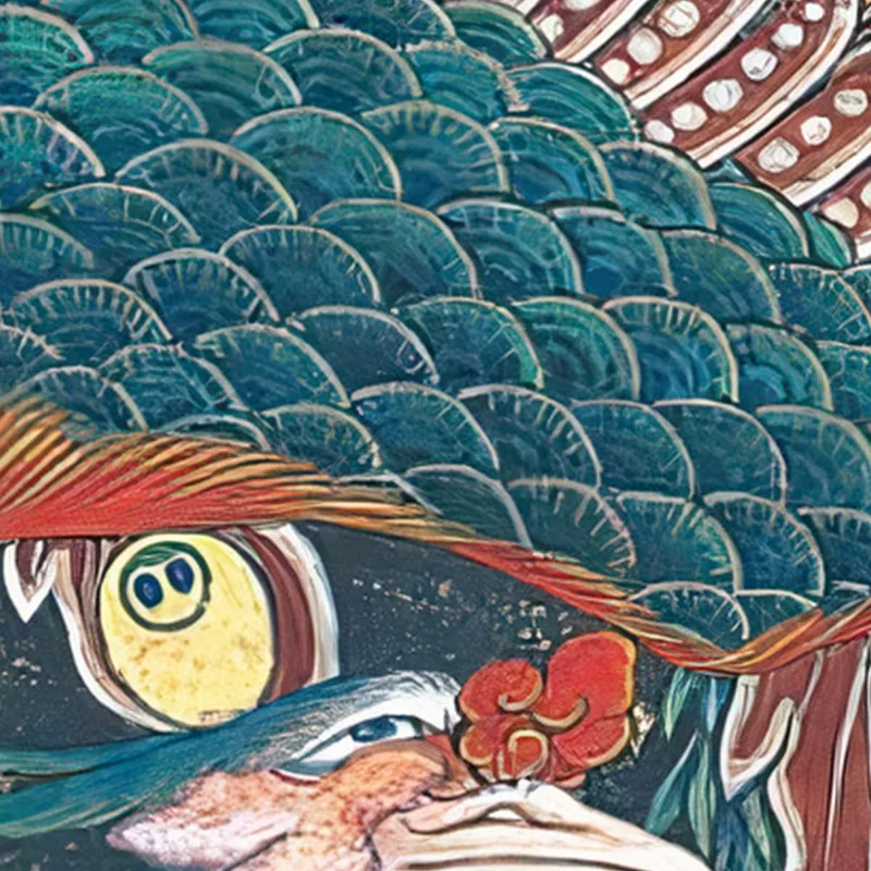 Matsuri Yatai Fenice katsushika hokusai