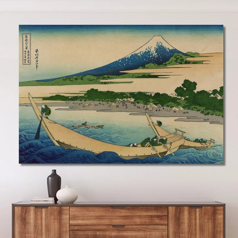 Shore Of Tago Bay Ejiri At Tokaido 2 katsushika hokusai