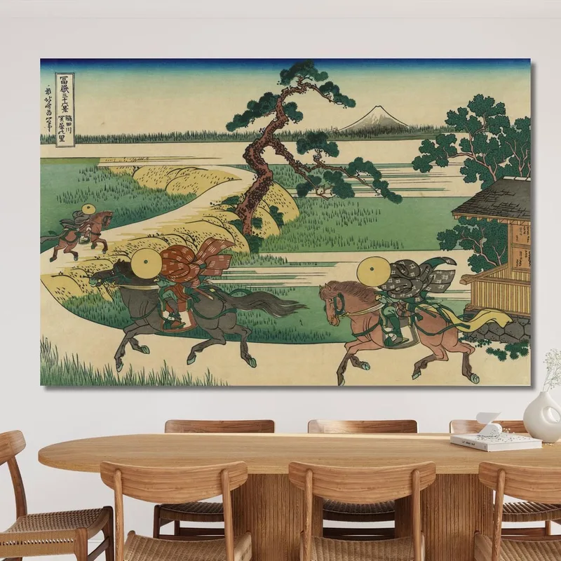 Sumidagawa Sekiya No Sato katsushika hokusai