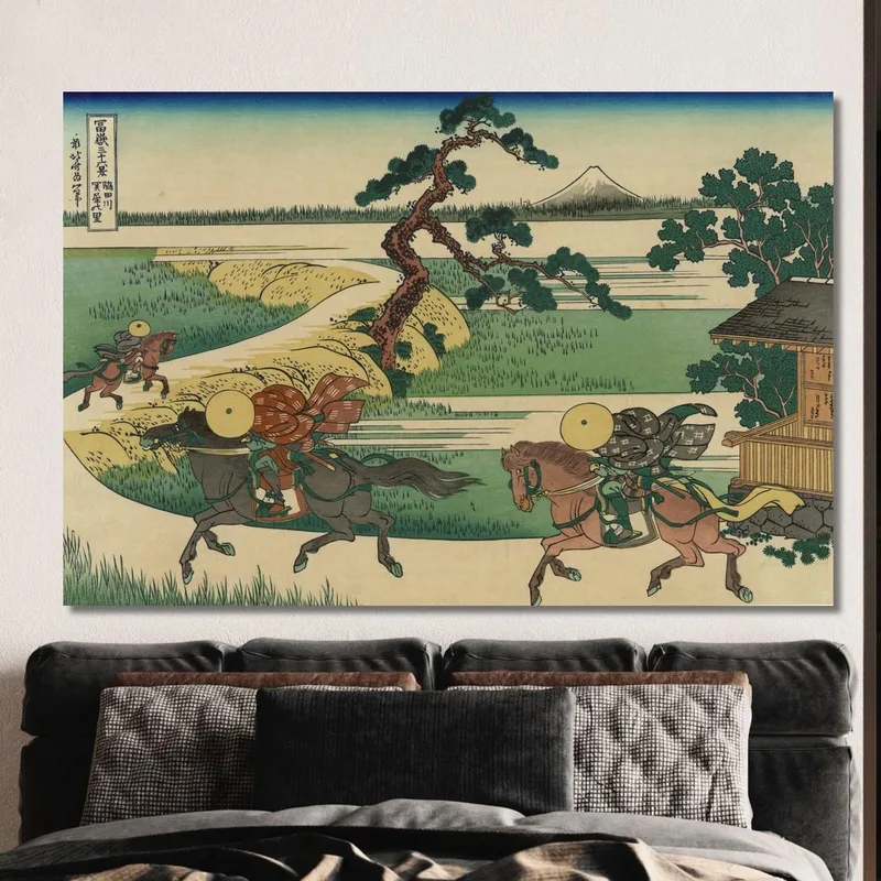 Sumidagawa Sekiya No Sato katsushika hokusai