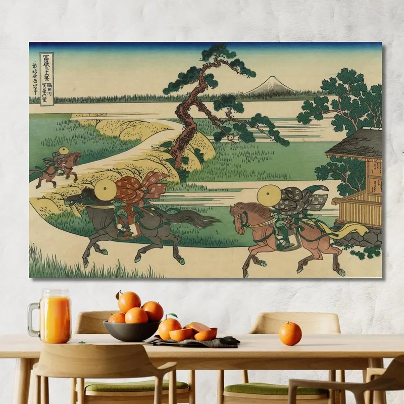 Sumidagawa Sekiya No Sato katsushika hokusai