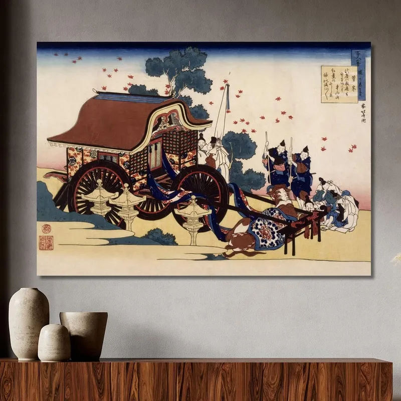 Der Ochsenkarren katsushika hokusai