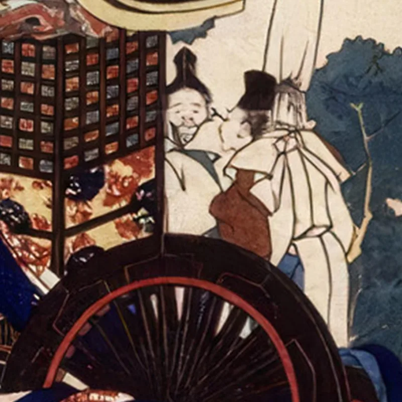 Der Ochsenkarren katsushika hokusai