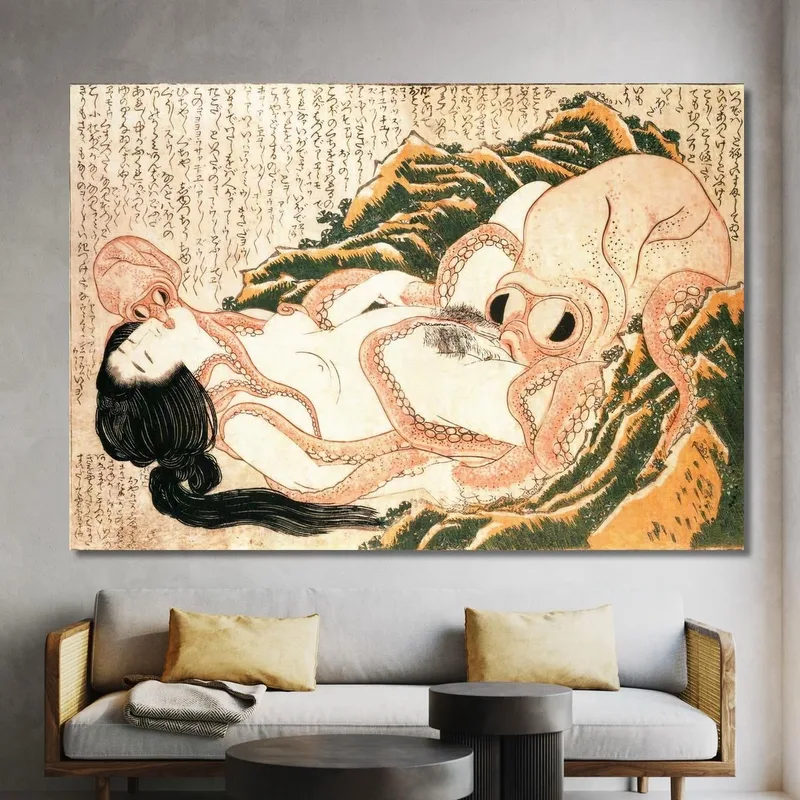 The Dream Of The Fisherman--S Wife katsushika hokusai