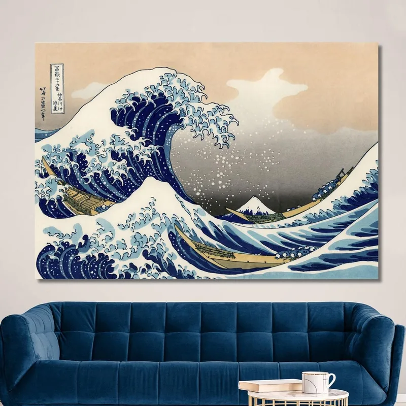 The Great Wave Of Kanagawa Remastered katsushika hokusai