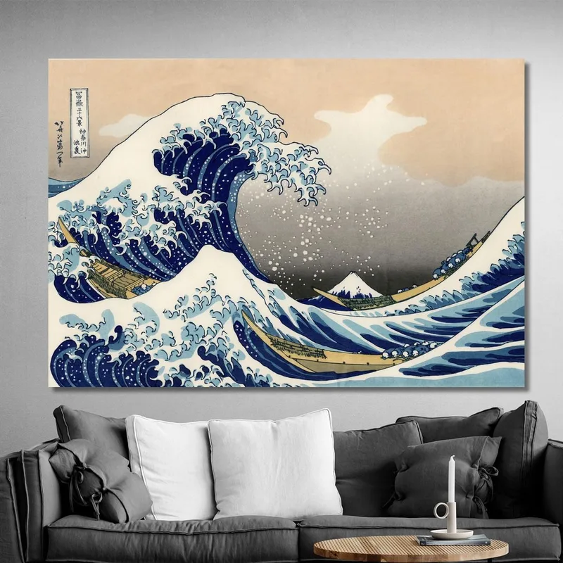 The Great Wave Of Kanagawa Remastered katsushika hokusai
