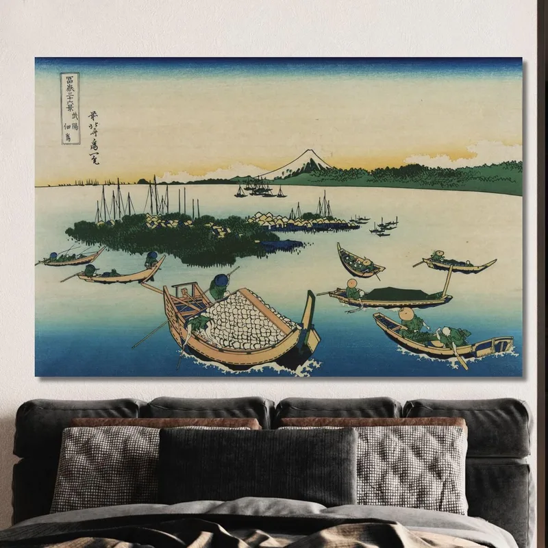 Tsukudajima In Musashi Province katsushika hokusai