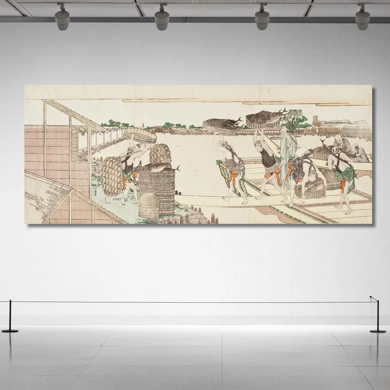Bonito Für Den Markt Entladen katsushika hokusai