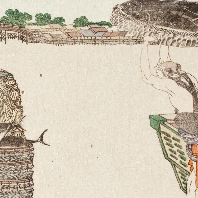 Bonito Für Den Markt Entladen katsushika hokusai