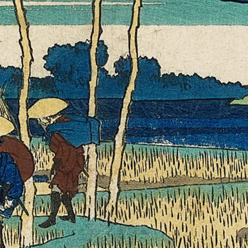 Poem By Tenchi Tenno katsushika hokusai