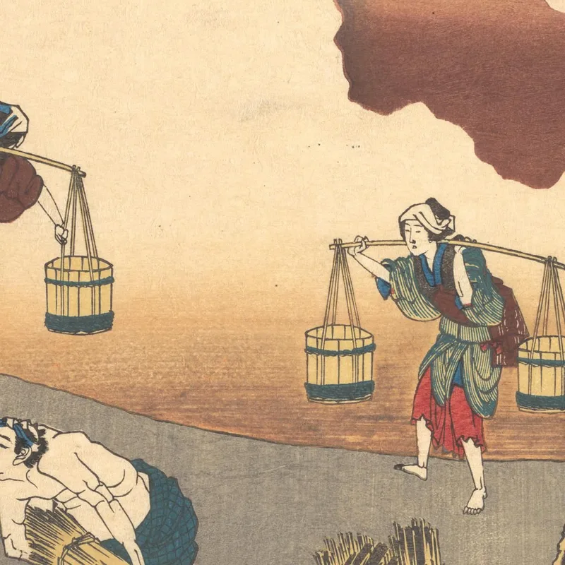 Poem By Gon-Chunagon Sadaie katsushika hokusai