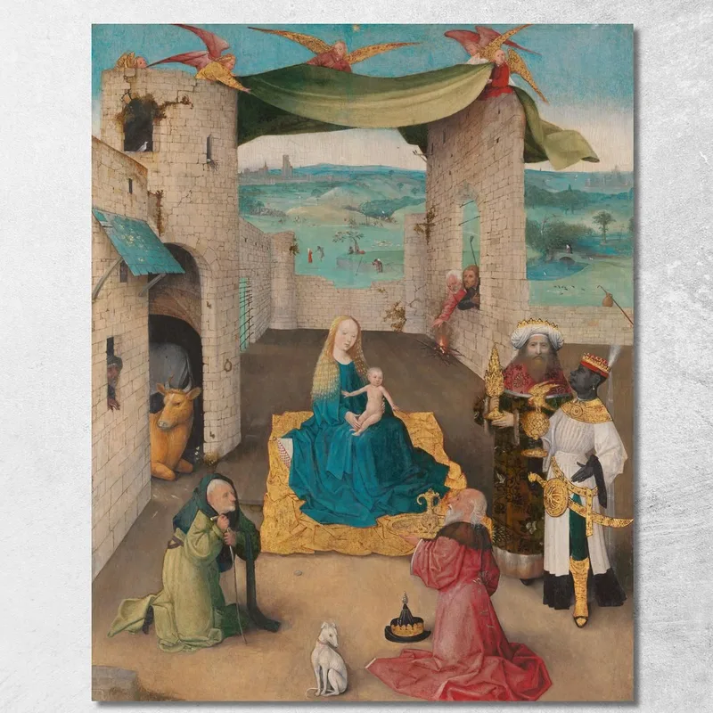 Adoración De Los Magos Bosch Hieronymus cuadro en lienzo
