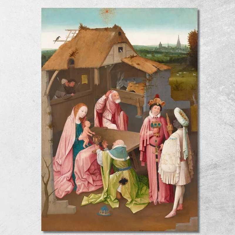 Adoración De Los Magos Bosch Hieronymus cuadro en lienzo