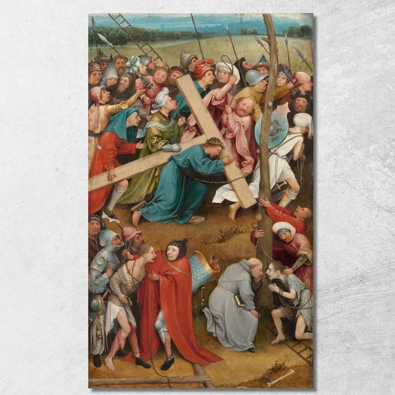 Cristo Cargando La Cruz2 Bosch Hieronymus cuadro en lienzo