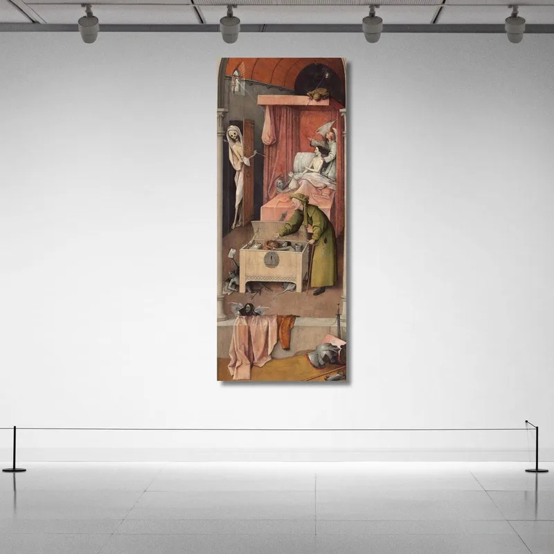 La Muerte Y El Avaro Bosch Hieronymus