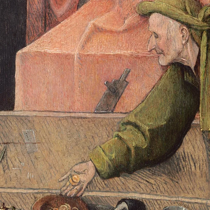 La Muerte Y El Avaro Bosch Hieronymus