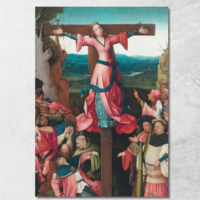 Santa Julia Bosch Hieronymus cuadro en lienzo