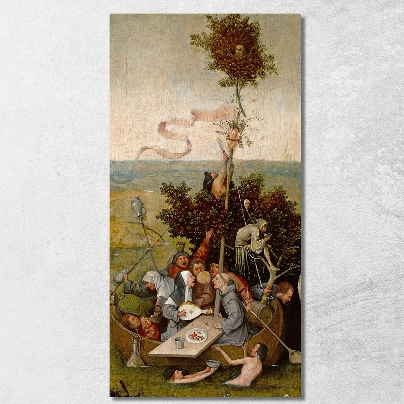 Cuadro El Barco De Los Tontos Bosch Hieronymus cuadro en lienzo