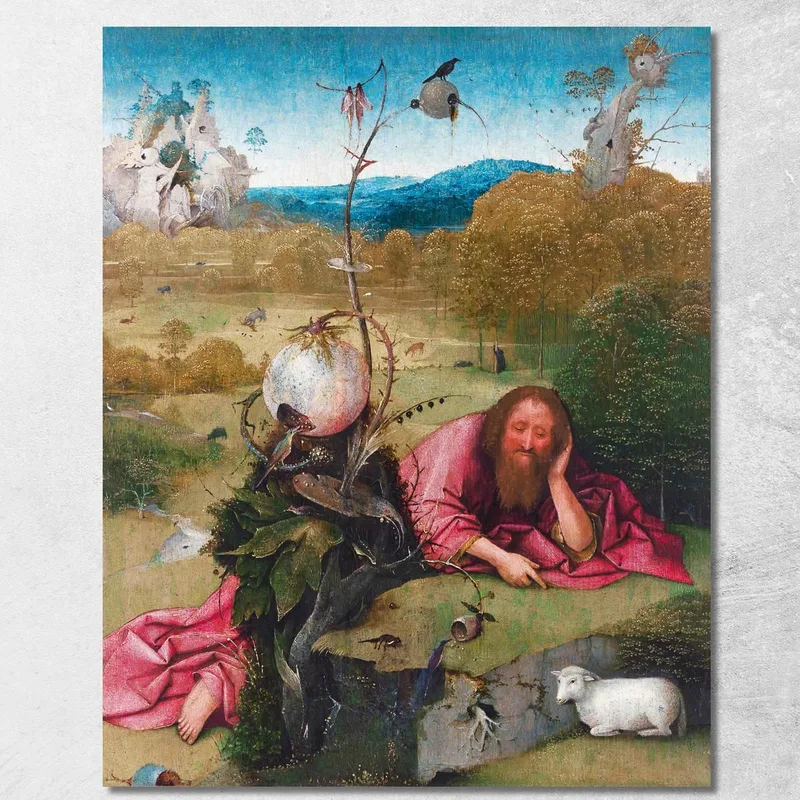 Desierto De San Juan Bosch Hieronymus cuadro en lienzo