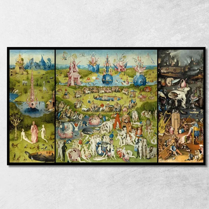 El Jardín De Las Delicias Bosch Hieronymus cuadro en lienzo