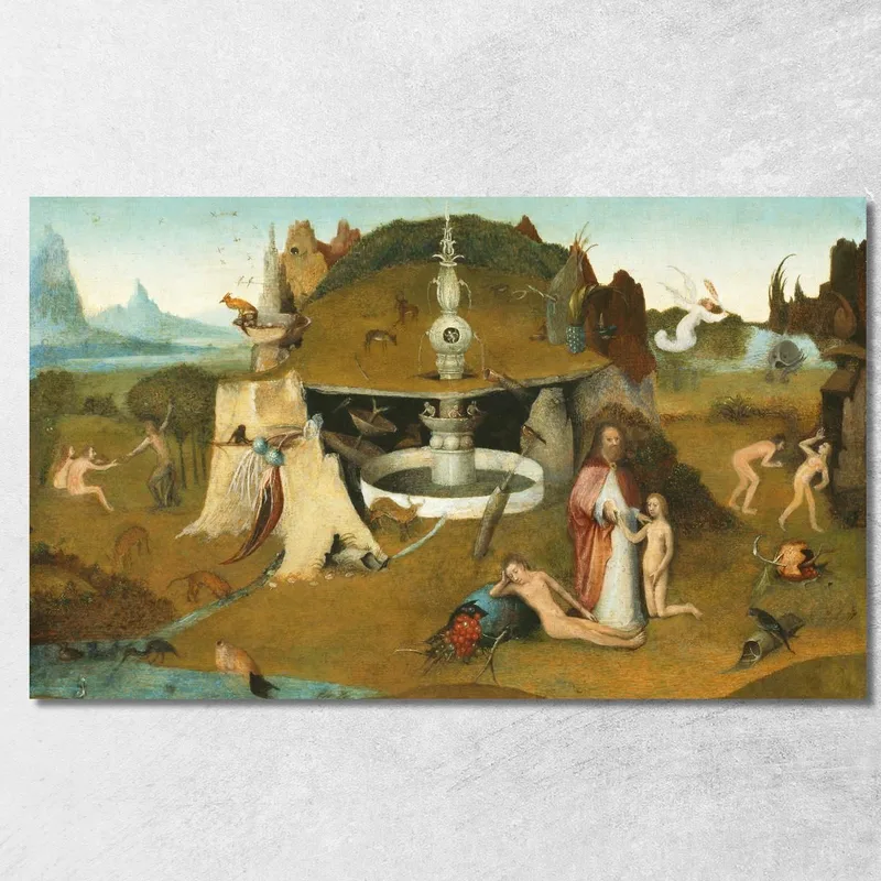El Jardín Del Paraíso Bosch Hieronymus cuadro en lienzo