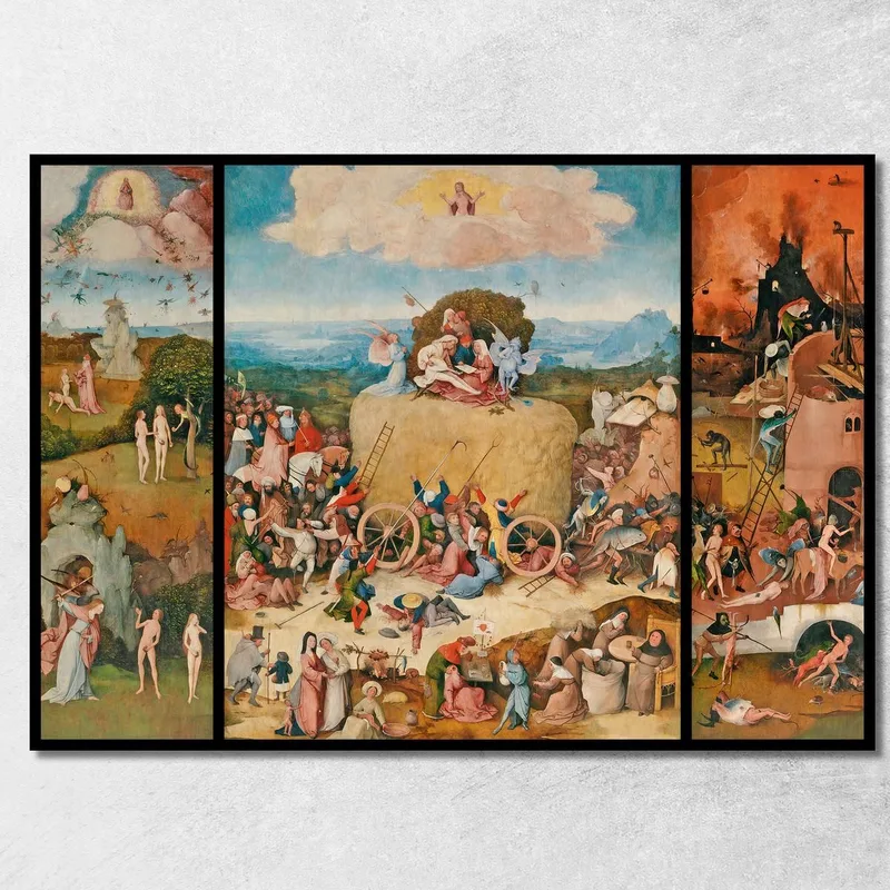El Carro De Heno Bosch Hieronymus cuadro en lienzo