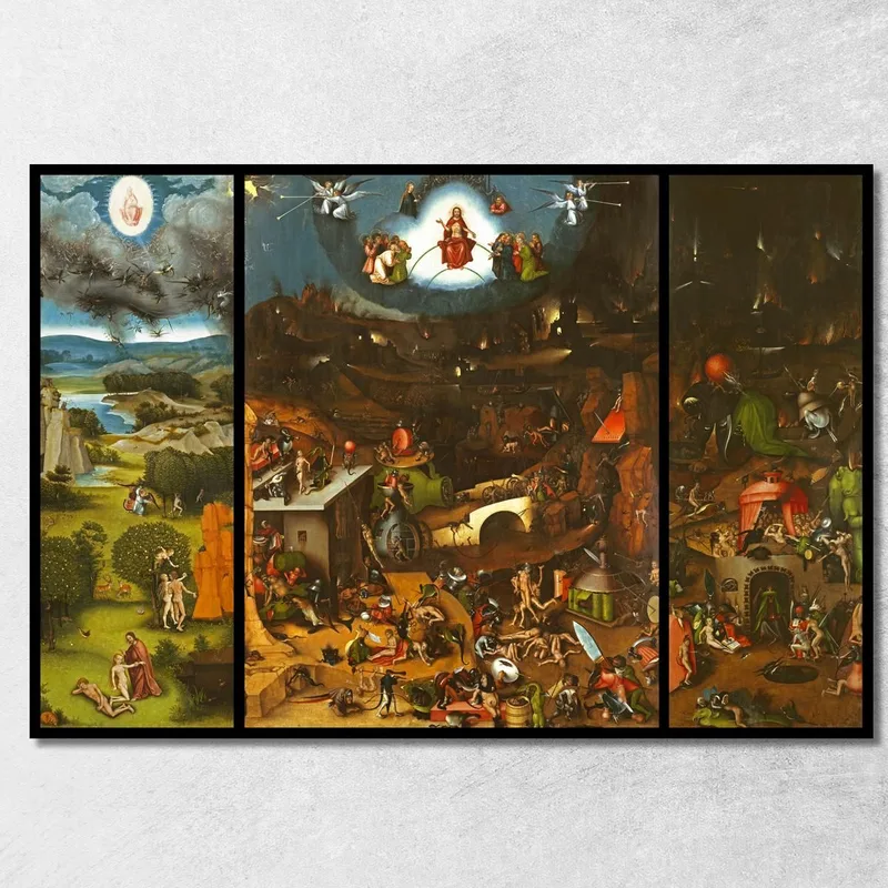 El Juicio Final Bosch Hieronymus cuadro en lienzo