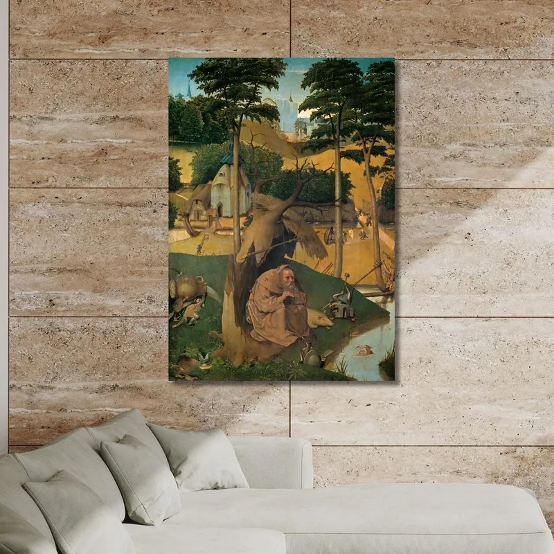 Cuadro La Tentación De San Antonio Bosch Bosch Hieronymus