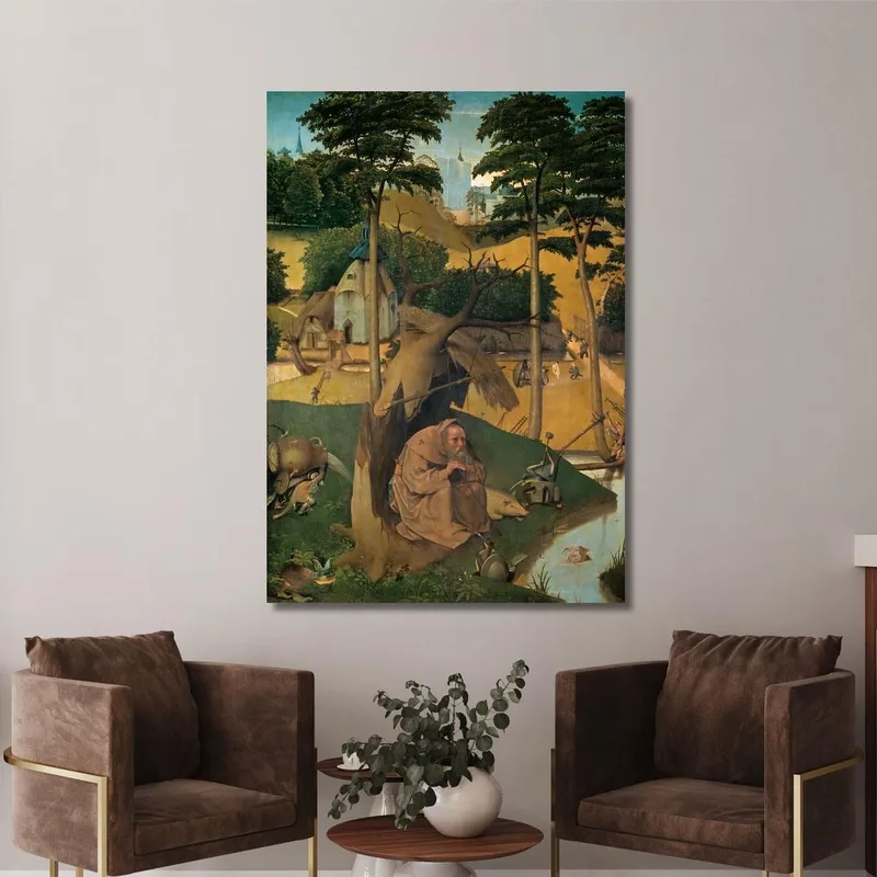 Cuadro La Tentación De San Antonio Bosch Bosch Hieronymus