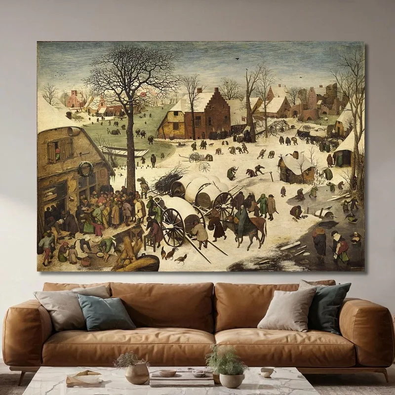 The Census Of Bethlehem Pieter Bruegel
