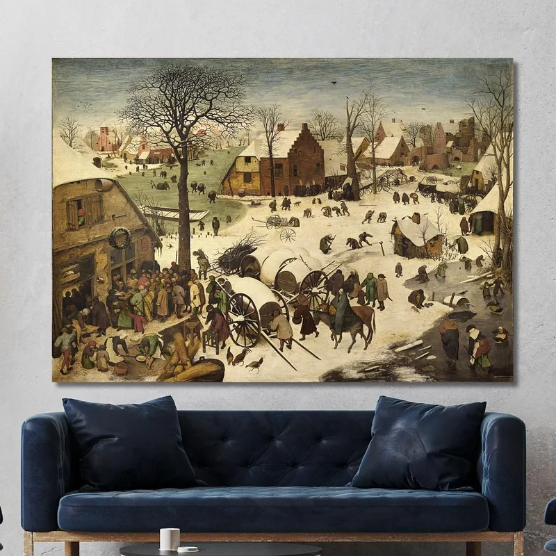 The Census Of Bethlehem Pieter Bruegel