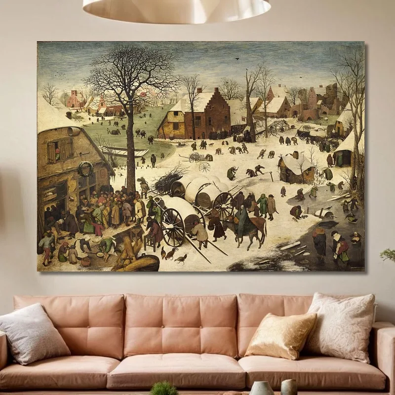 The Census Of Bethlehem Pieter Bruegel