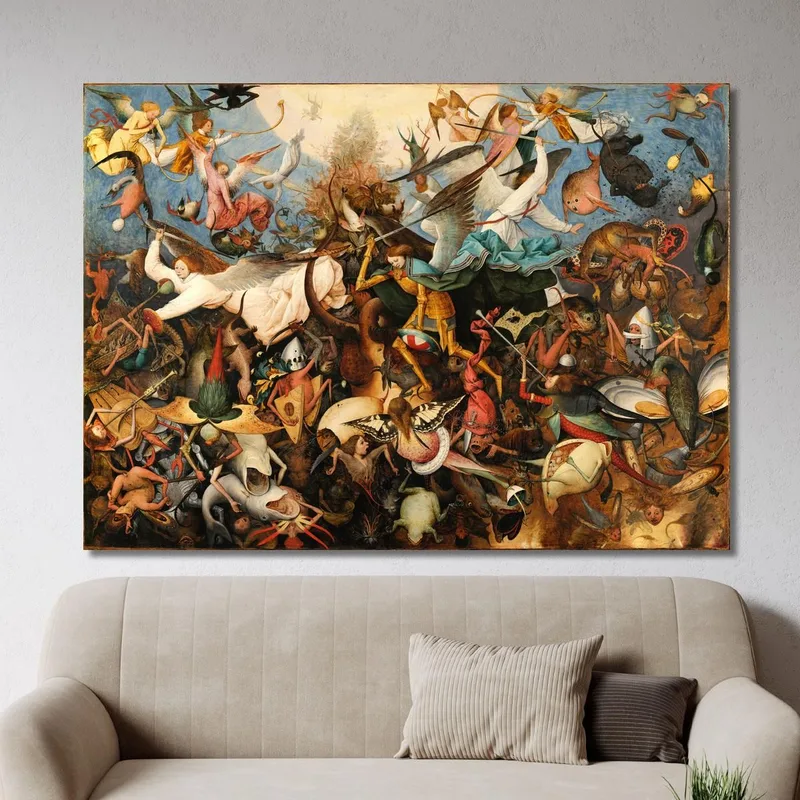 Caduta Degli Angeli Ribelli Pieter Bruegel