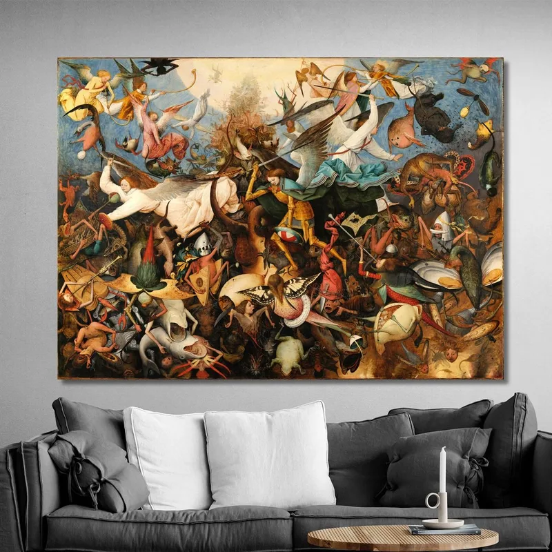 Caduta Degli Angeli Ribelli Pieter Bruegel