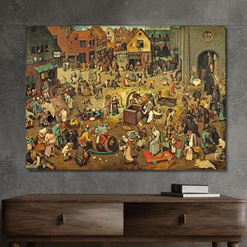 Lotta Tra Carnevale E Quaresima Pieter Bruegel